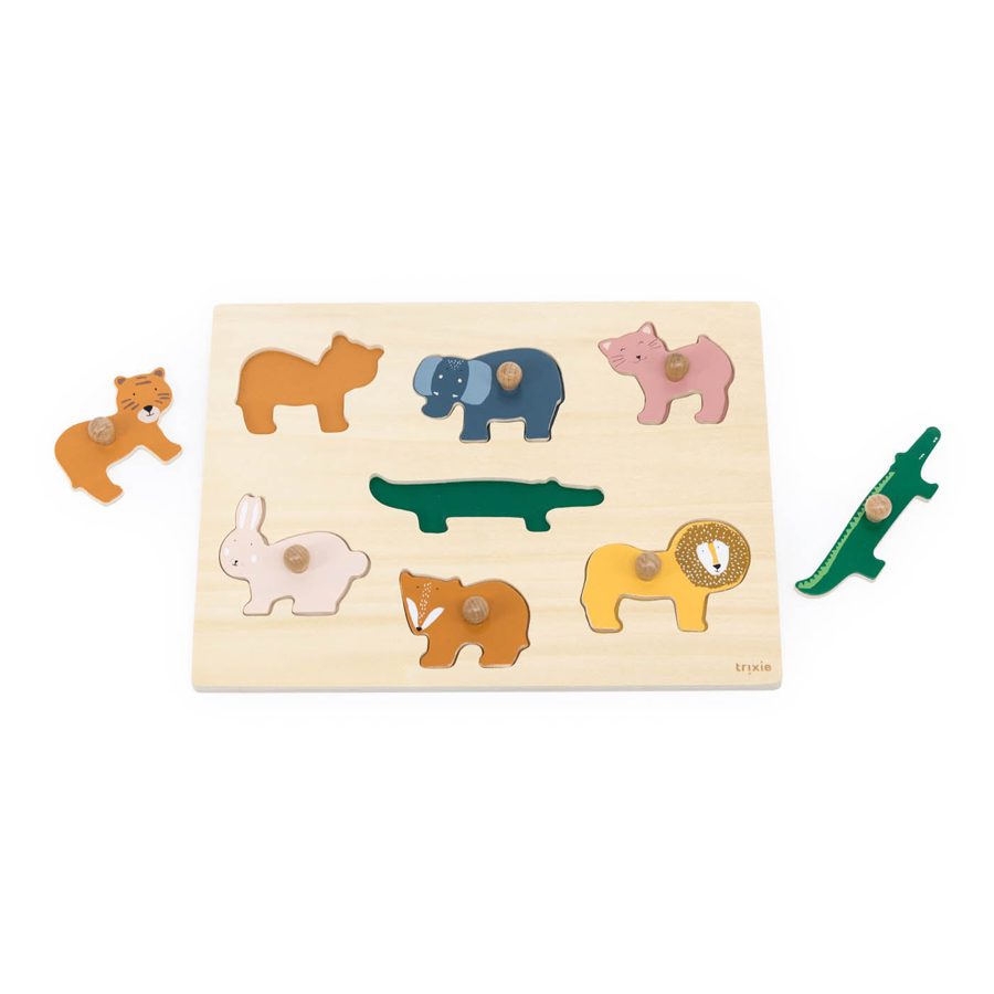 Puzzle animaux bois